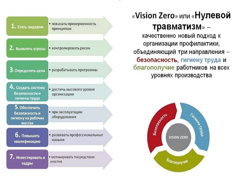 Vision Zero – концепция «Нулевой травматизм». Внедрение лидерства в безопасности..
