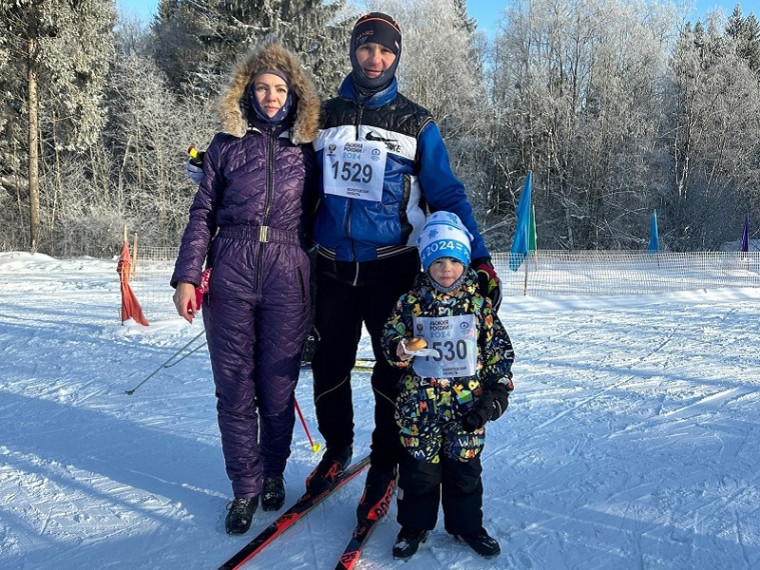 Более 8 тысяч вологжан приняли участие в ежегодной спортивной акции «Лыжня России».